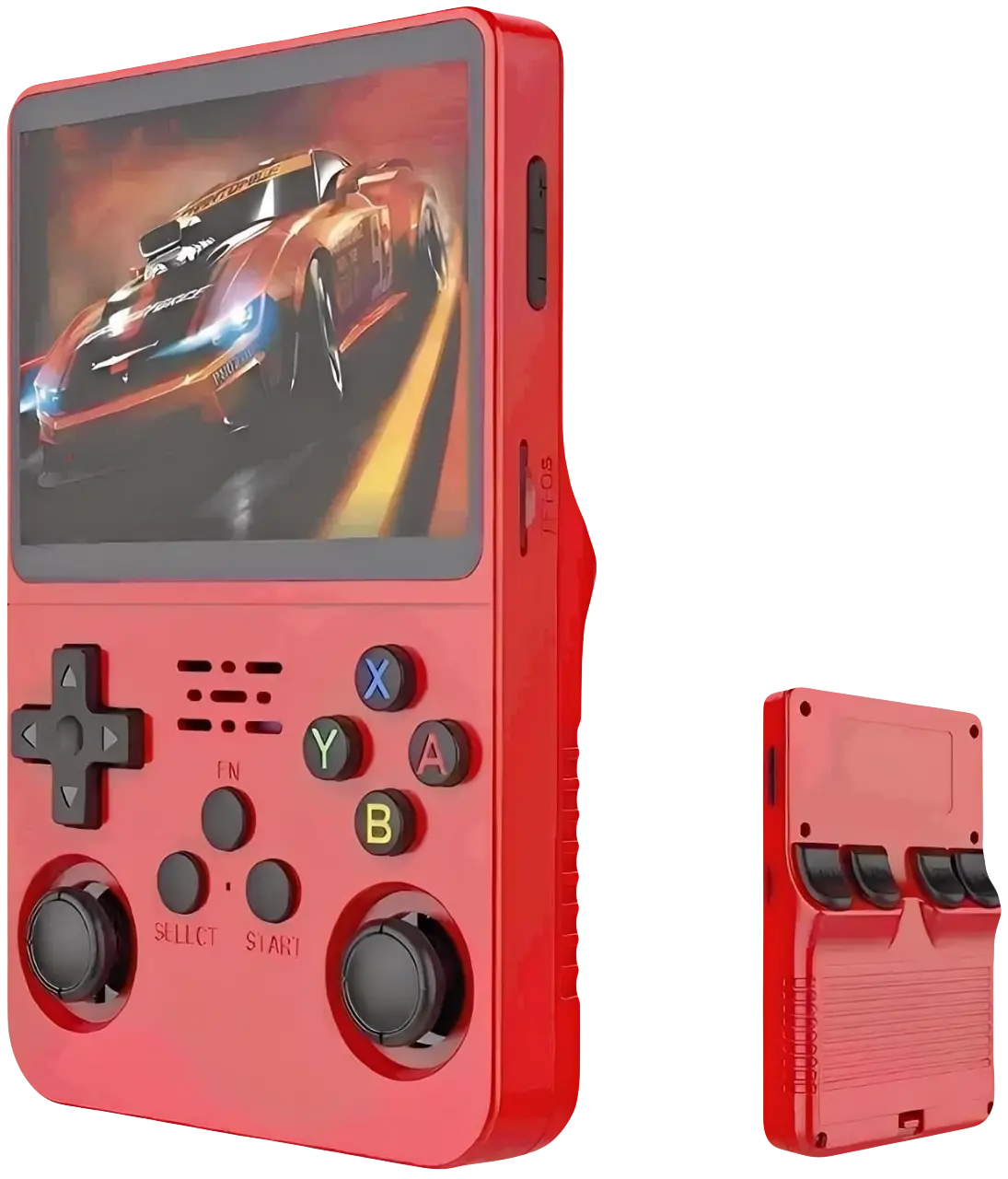 R36S Retro Handheld Video Game Console - 128 GB - Red  for sale in Egypt from Games2Egypt
