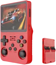R36S Retro Handheld Video Game Console - 128 GB - Red -  for sale in Egypt from Games2Egypt