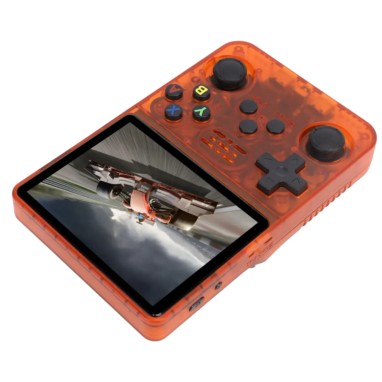 R36S Retro Handheld Video Game Console - 128 GB - Orange   for sale in Egypt from Games2Egypt