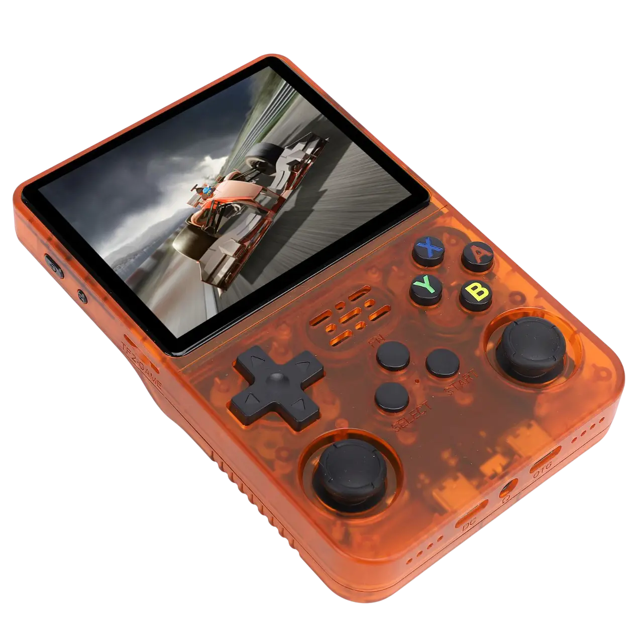 R36S Retro Handheld Video Game Console - 128 GB - Orange   for sale in Egypt from Games2Egypt