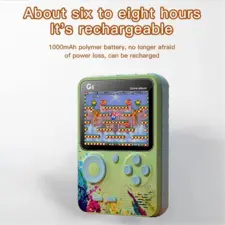 G5 Retro Handheld Video Game Console 500-in-1 Mini Game - Colorful Green  for sale in Egypt from Games2Egypt