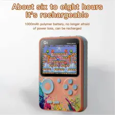 G5 Retro Handheld Video Game Console 500-in-1 Mini With Wire Controller - Colorful Pink  for sale in Egypt from Games2Egypt