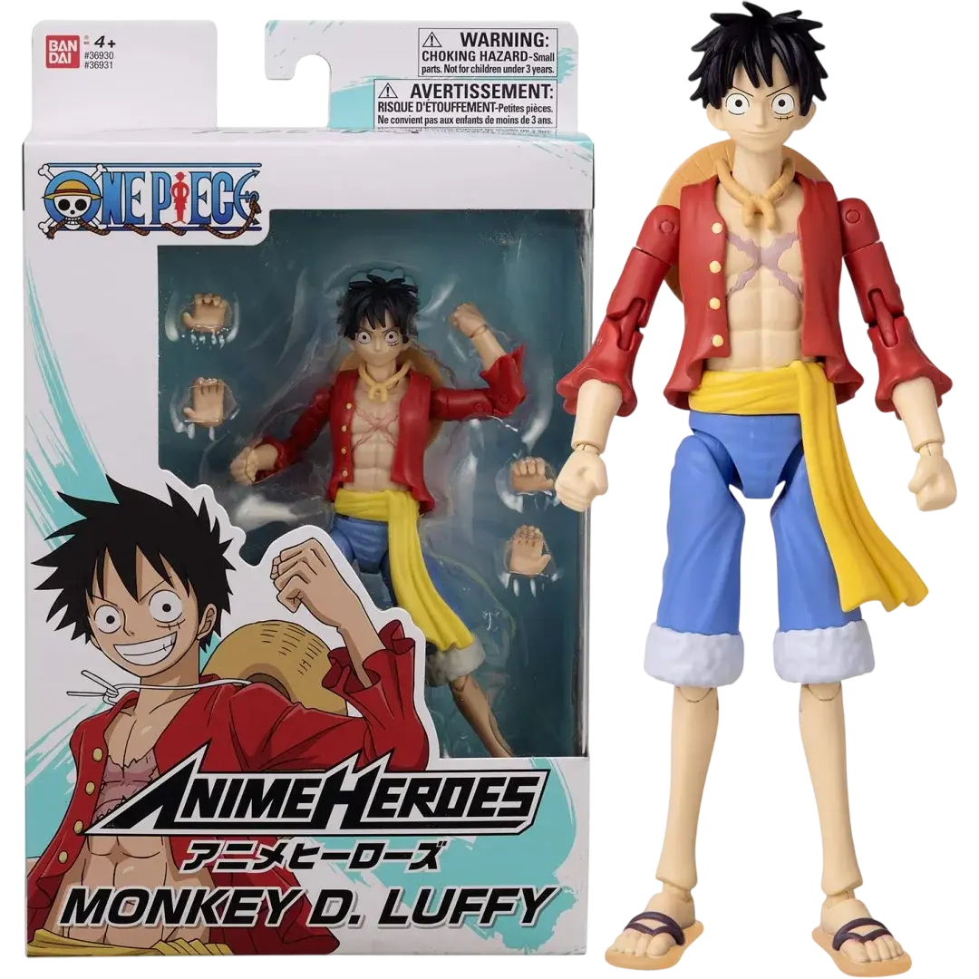Bandai - Anime Heroes One Piece - Monkey D. Luffy - Action Figure   for sale in Egypt from Games2Egypt