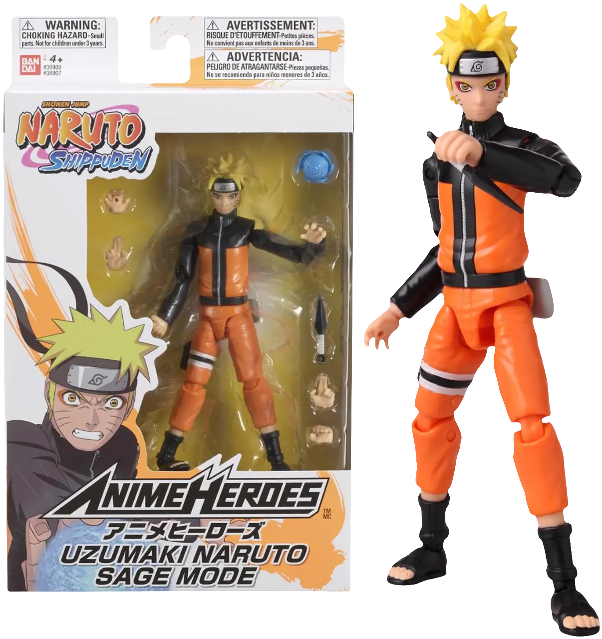 Bandai Namco Anime Naruto Uzumaki Naruto (Sage Mode) Action Figure   for sale in Egypt from Games2Egypt