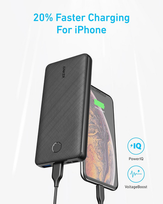 Anker 325 PowerCore Essential Portable 20.000mAh - Black  for sale in Egypt from Games2Egypt