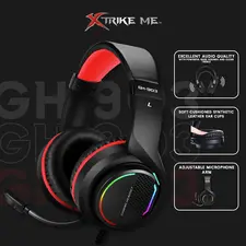 Xtrike Me Backlit 7.1 Surround Gaming Headset GH-903  for sale in Egypt from Games2Egypt