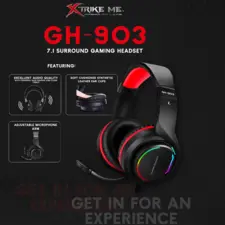 Xtrike Me Backlit 7.1 Surround Gaming Headset GH-903  for sale in Egypt from Games2Egypt