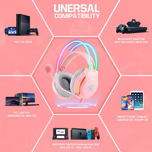 ONIKUMA X26 Wired Gaming Headset - Pink  for sale in Egypt from Games2Egypt