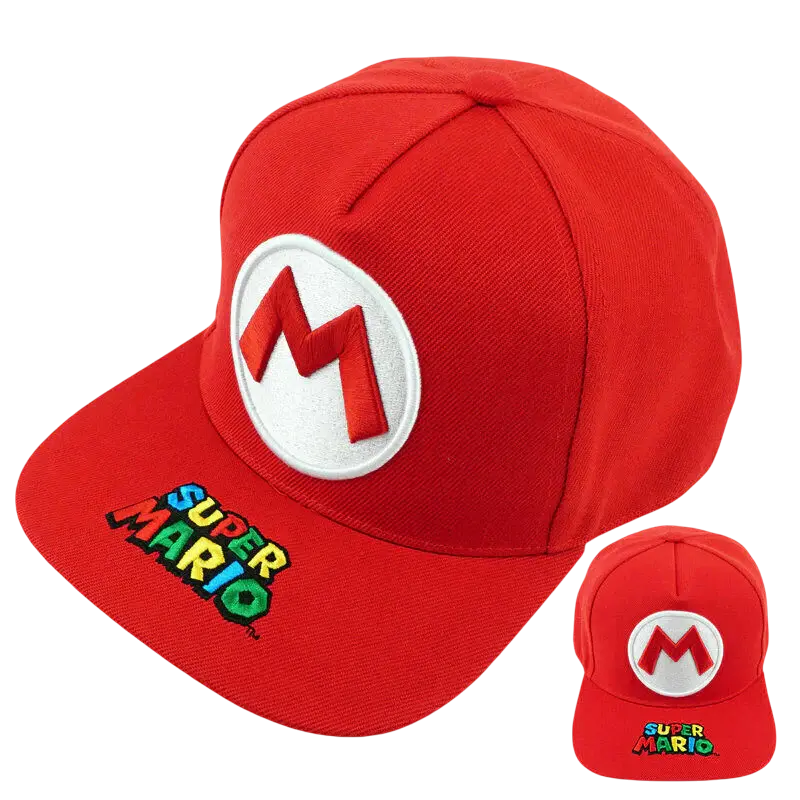 Cap - Games: Super Mario Style 1 - Red  for sale in Egypt from Games2Egypt