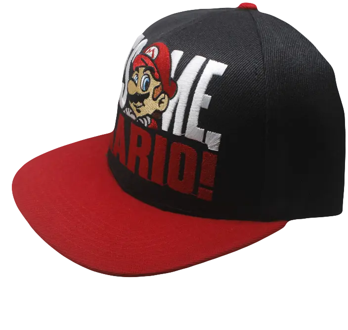 Cap - Games: Super Mario Style 5 - Black  for sale in Egypt from Games2Egypt