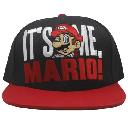 Cap - Games: Super Mario Style 5 - Black