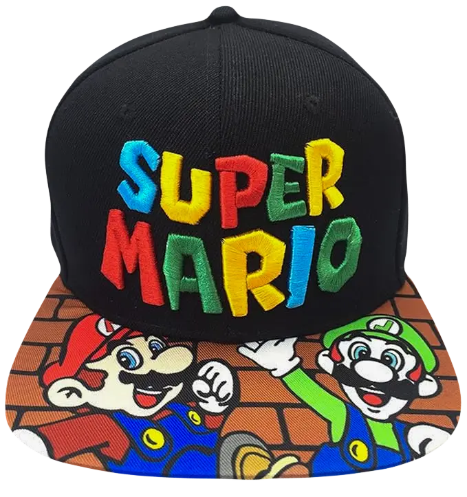Cap - Games: Super Mario Style 6 - Black  for sale in Egypt from Games2Egypt