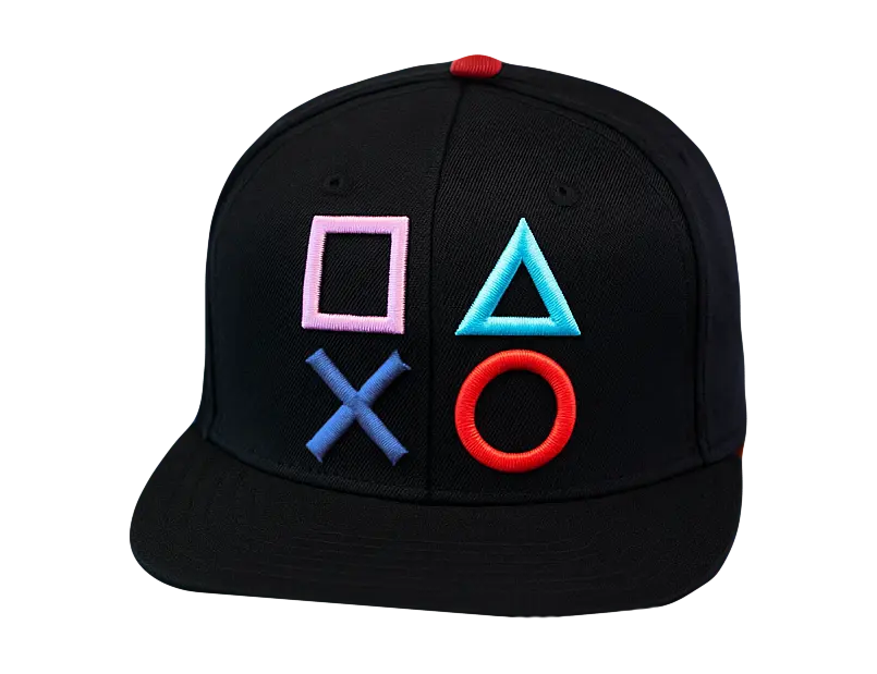 Cap - Games: Playstation Button Snapback   for sale in Egypt from Games2Egypt