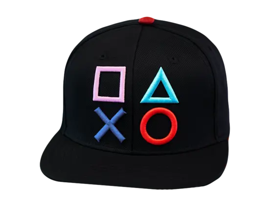 Cap - Games: Playstation Button Snapback 