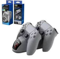 DOBE Dual Charging Stand for PS5 Controllers -Grey  for sale in Egypt from Games2Egypt
