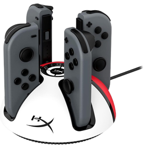 HyperX Chargeplay Quad - 4-in-1 Joy-Con Charging Station for Nintendo Switch - White / Red -  for sale in Egypt from Games2Egypt