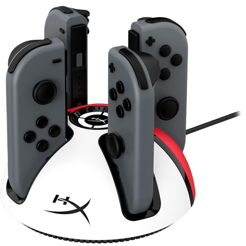 HyperX Chargeplay Quad - محطة شحن Joy-Con 4 في 1 لجهاز Nintendo Switch - ابيض  للبيع في مصر من خلال Games2Egypt