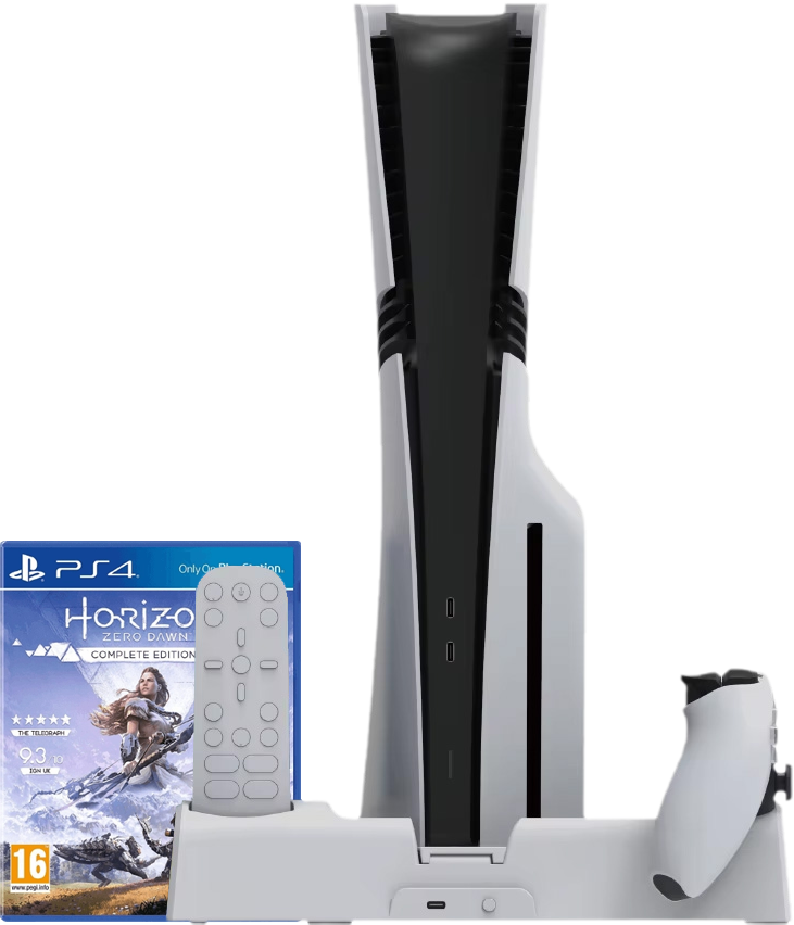 Dobe Cooling Stand with Charging Station for PS5 (Universal) - White – image 2
