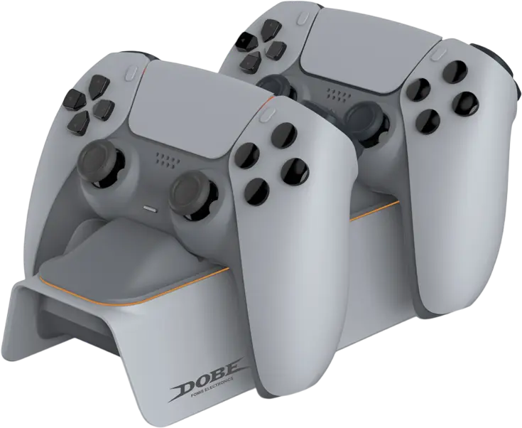 DOBE Dual Charging Dock for PS5 Controllers - Grey  for sale in Egypt from Games2Egypt