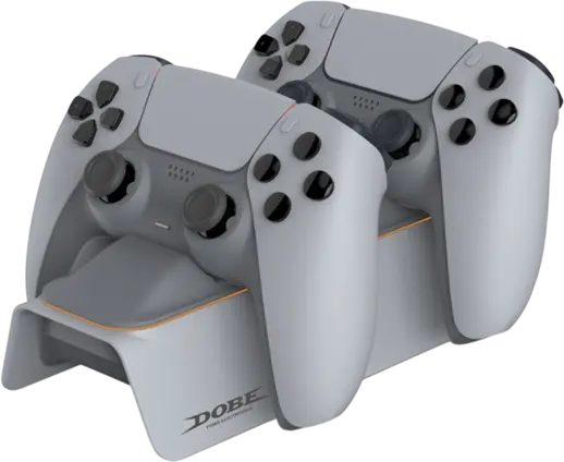 DOBE Dual Charging Dock for PS5 Controllers - Grey