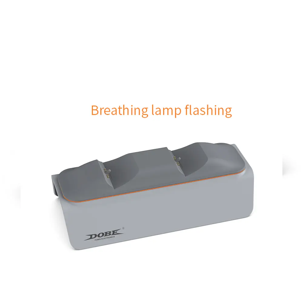 DOBE Dual Charging Dock for PS5 Controllers - Grey  for sale in Egypt from Games2Egypt