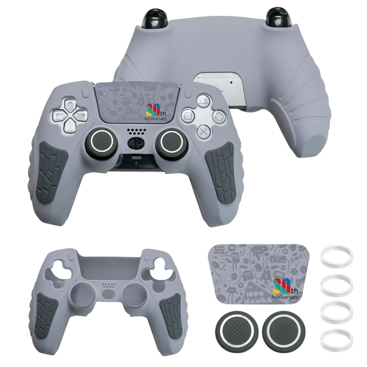  Silicone Cover and Grips for PS5 Game Controller Analog - PS5 30th Anniversary  for sale in Egypt from Games2Egypt