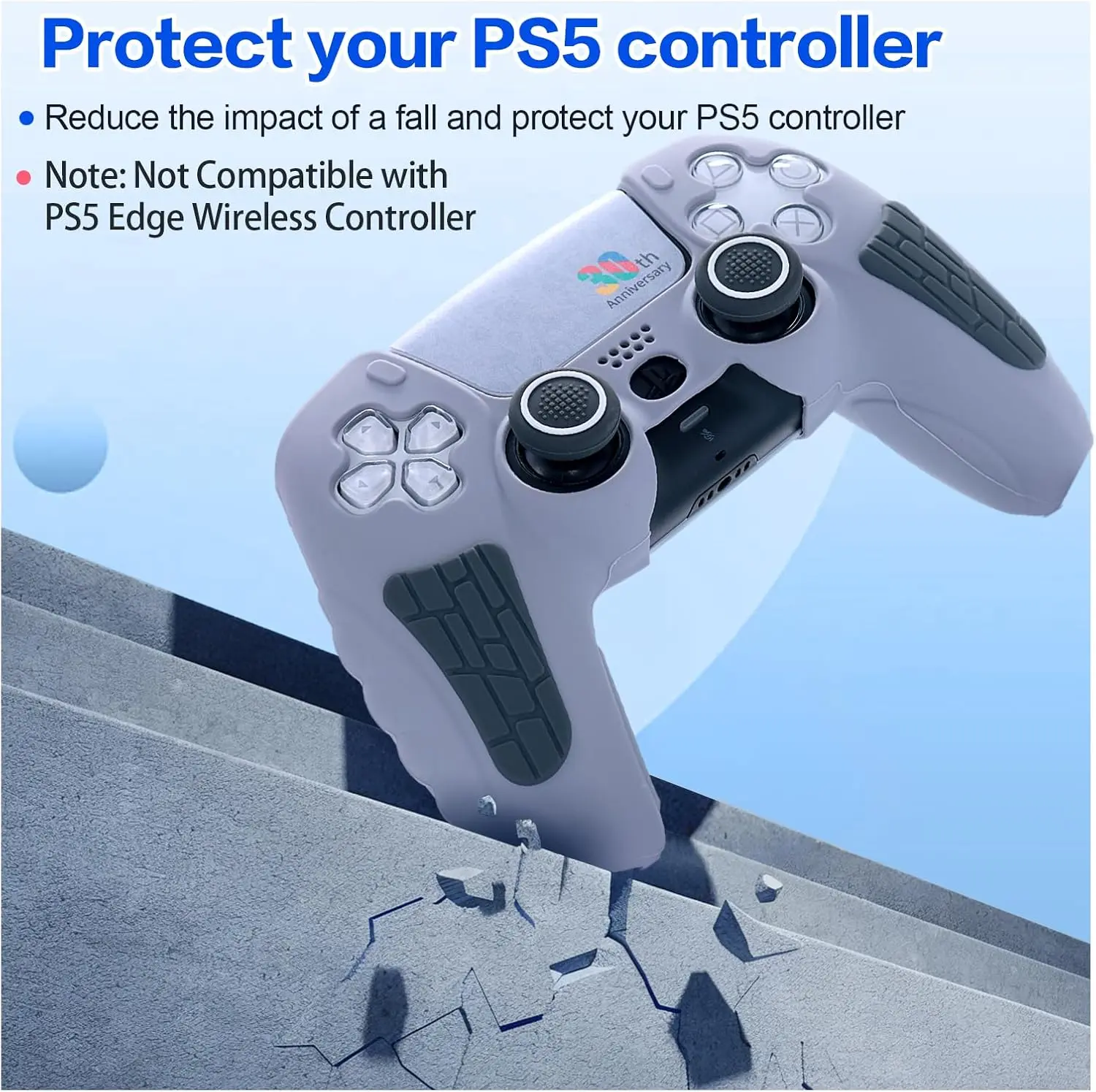  Silicone Cover and Grips for PS5 Game Controller Analog - PS5 30th Anniversary  for sale in Egypt from Games2Egypt