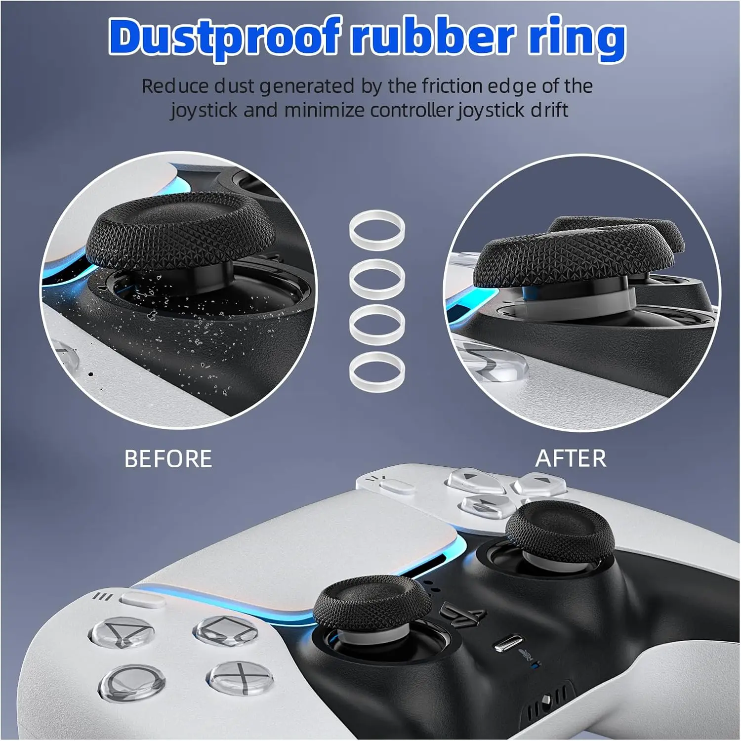  Silicone Cover and Grips for PS5 Game Controller Analog - PS5 30th Anniversary  for sale in Egypt from Games2Egypt