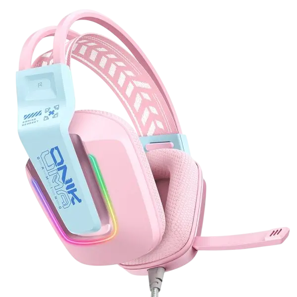 ONIKUMA X13 RGB Wired Gaming Headset - Pink  for sale in Egypt from Games2Egypt