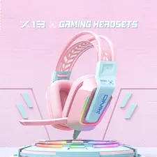 ONIKUMA X13 RGB Wired Gaming Headset - Pink  for sale in Egypt from Games2Egypt
