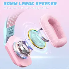 ONIKUMA X13 RGB Wired Gaming Headset - Pink  for sale in Egypt from Games2Egypt