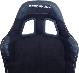 DeadSkull Racing Seat Gaming Chair with Steering Wheel & Pedal Stand - Black   for sale in Egypt from Games2Egypt