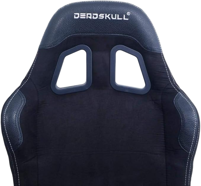 DeadSkull Racing Seat Gaming Chair with Steering Wheel & Pedal Stand - Black   for sale in Egypt from Games2Egypt