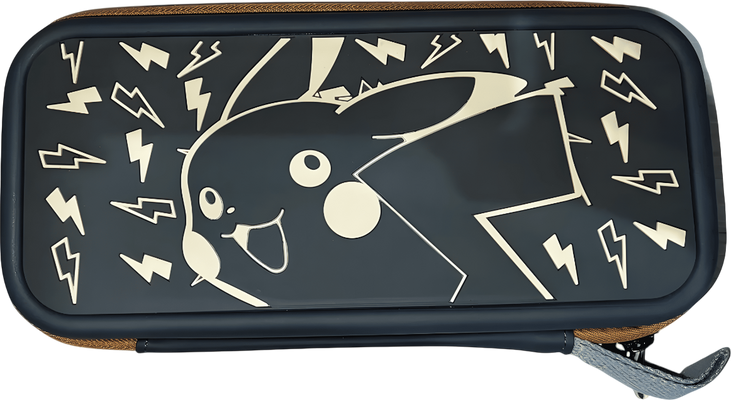 Pokemon Black Pikachu Traveler Case for Nintendo Switch OLED