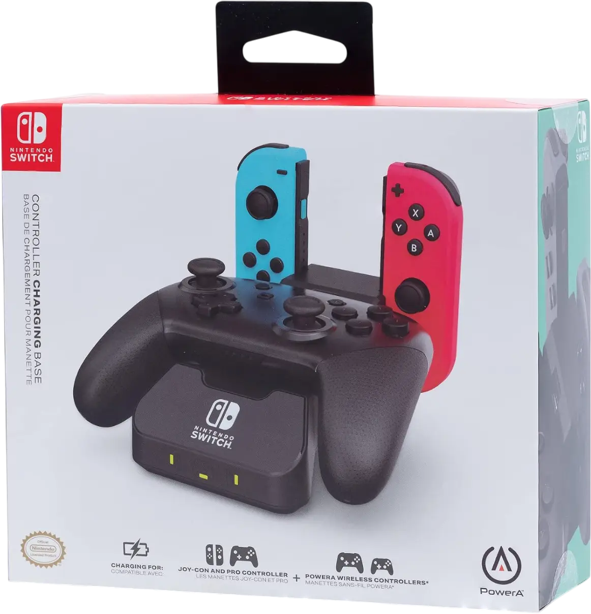 Power A Pro Controller and Joy-Con Charging Base for Nintendo Switch - Black  for sale in Egypt from Games2Egypt