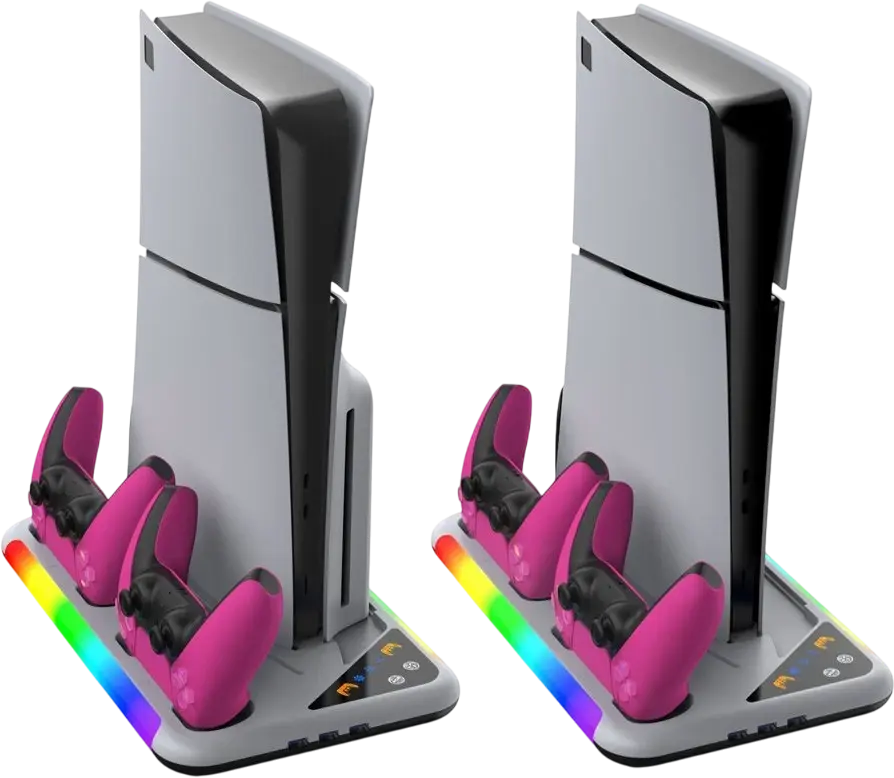 DOBE Multifunctional Cooling and Charging Stand 6 in 1 RGP - PS5 + CDs Storage  for sale in Egypt from Games2Egypt