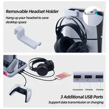 DOBE Multifunctional Cooling and Charging Stand 6 in 1 RGP - PS5 + CDs Storage  for sale in Egypt from Games2Egypt