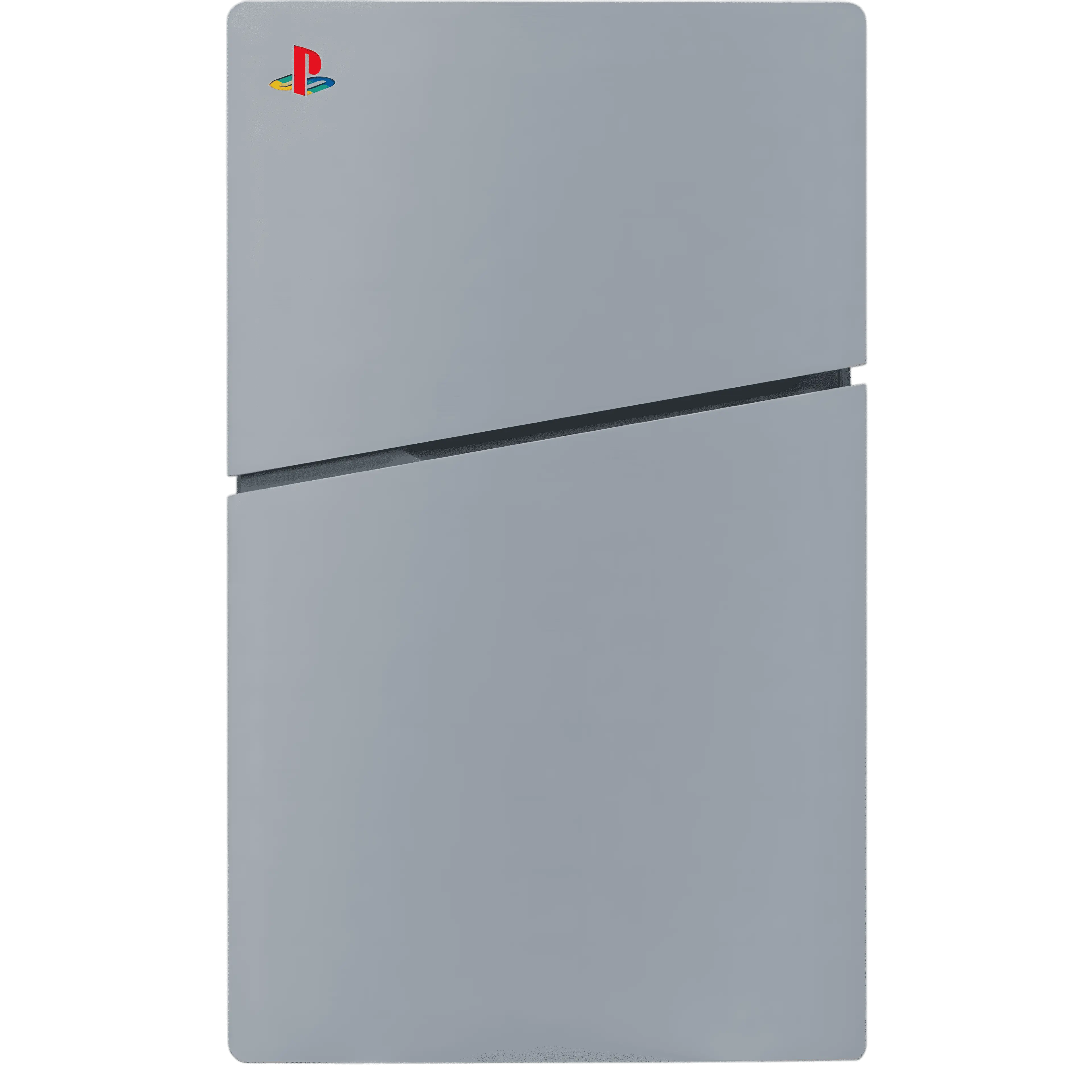 Replacement Plate Cover for PS5 Slim Console (Disc Edition) With logo - Grey  for sale in Egypt from Games2Egypt