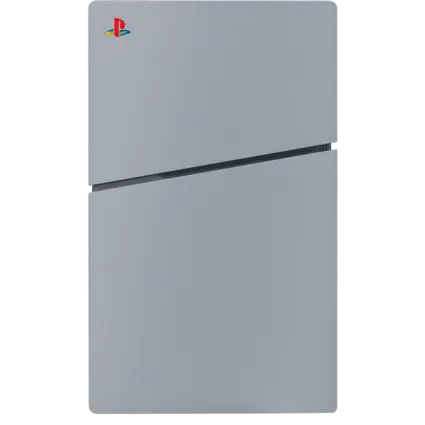 Replacement Plate Cover for PS5 Slim Console (Disc Edition) With logo - Grey