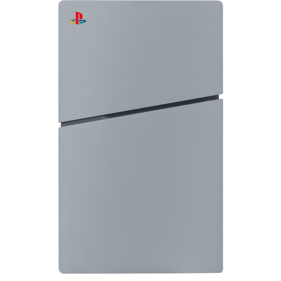 Replacement Plate Cover for PS5 Slim Console (Disc Edition) With logo - Grey