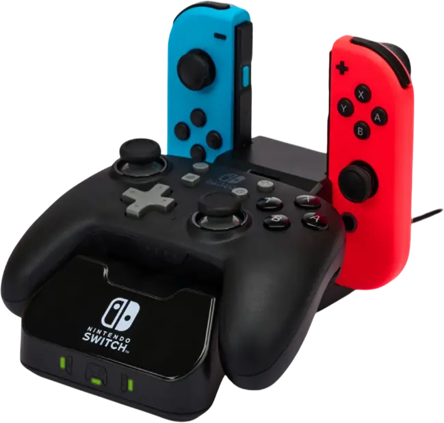 Power A Pro Controller and Joy-Con Charging Base for Nintendo Switch - Black  for sale in Egypt from Games2Egypt