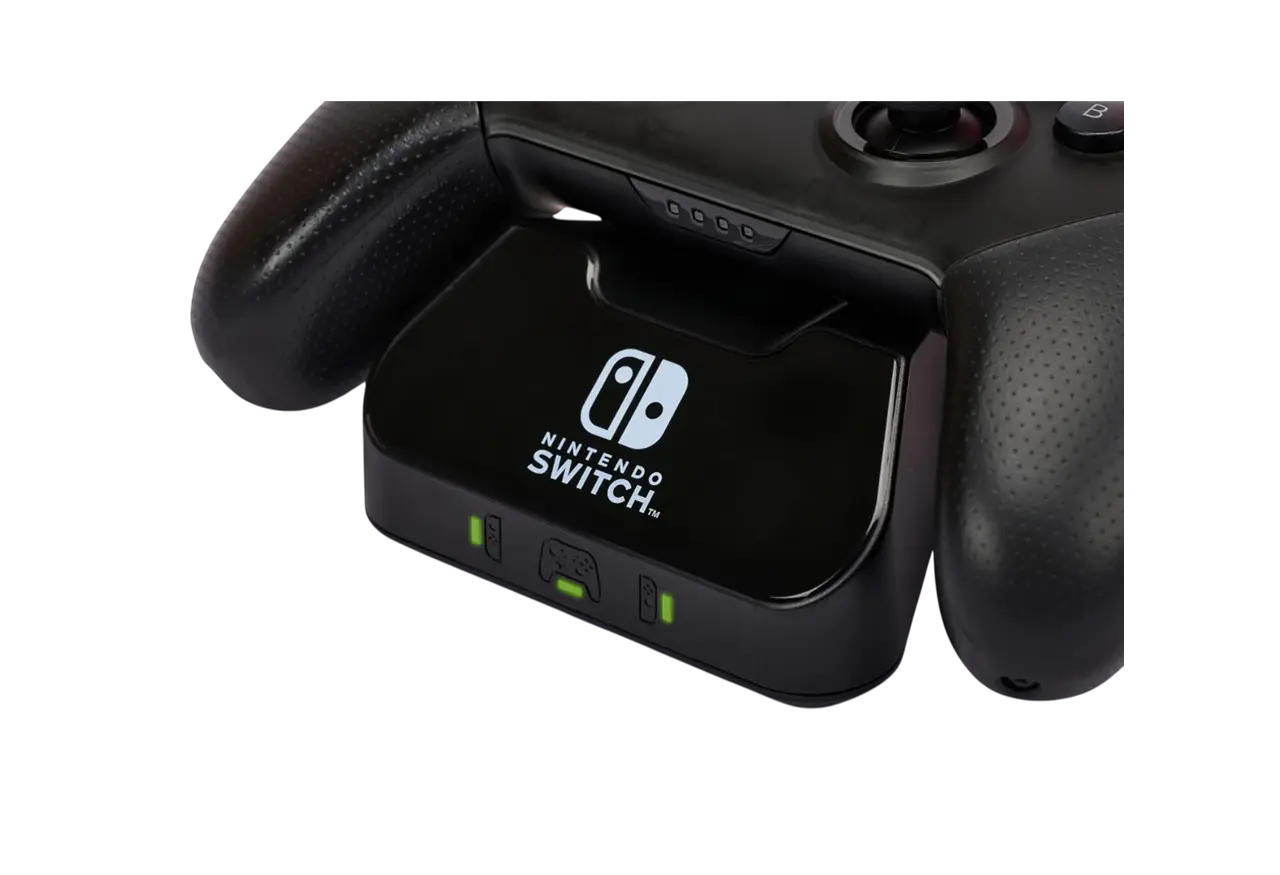 Power A Pro Controller and Joy-Con Charging Base for Nintendo Switch - Black  for sale in Egypt from Games2Egypt