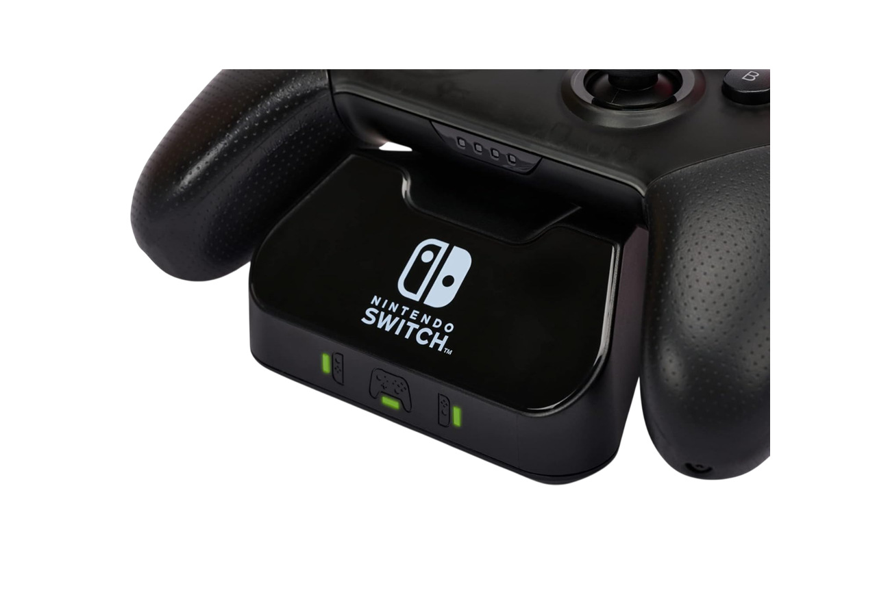 Power A Pro Controller and Joy-Con Charging Base for Nintendo Switch - Black – image 5
