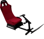 DeadSkull Racing Gaming Chair - Maroon