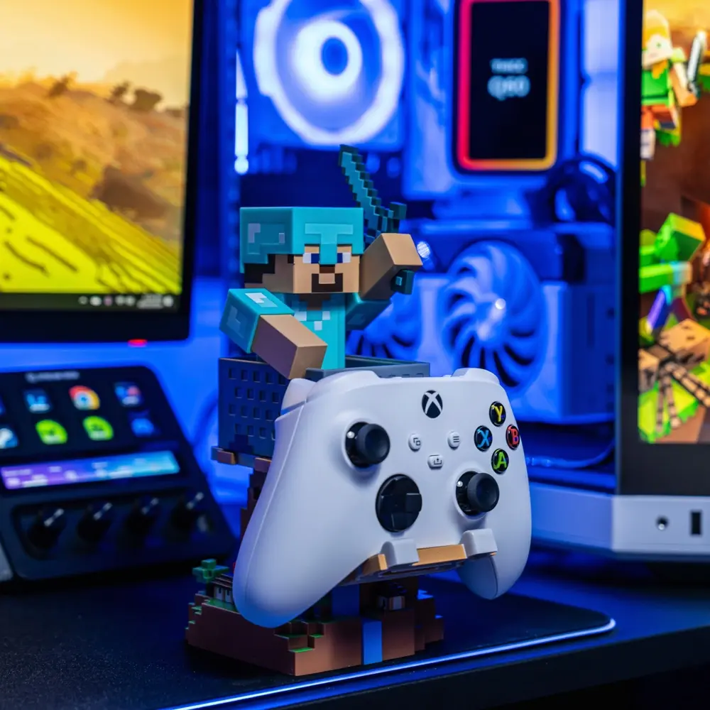 Cable Guy : Minecraft: Steve in Diamond Armour - Controller Holder  for sale in Egypt from Games2Egypt