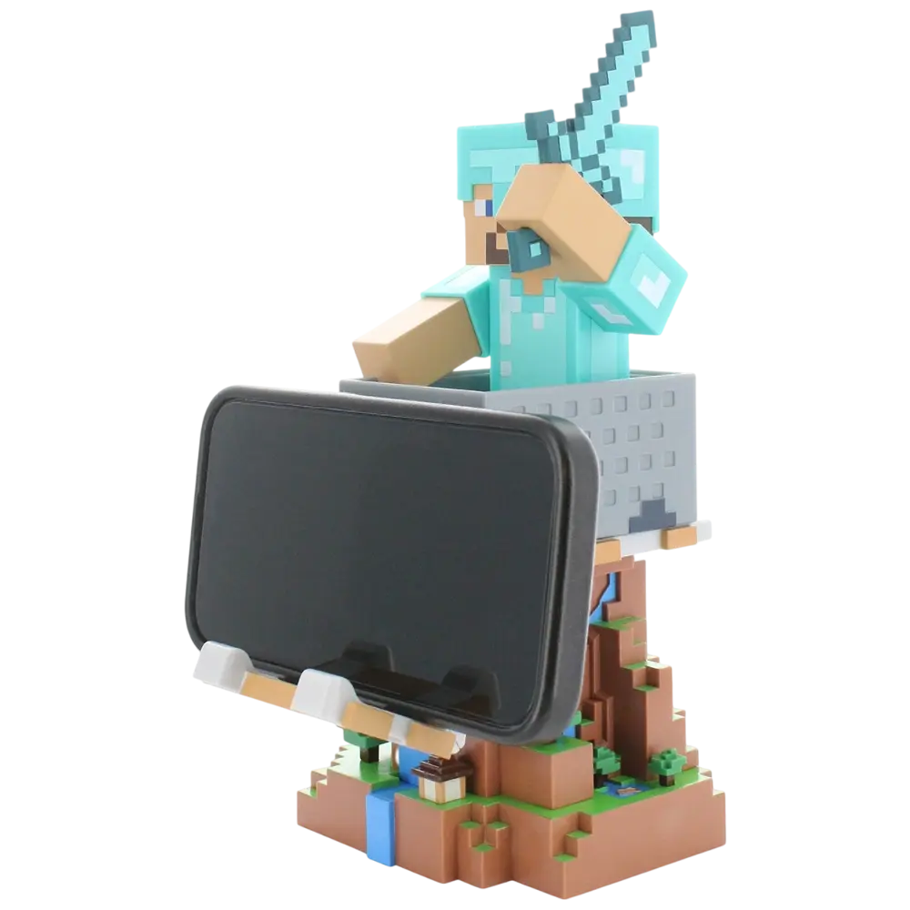 Cable Guy : Minecraft: Steve in Diamond Armour - Controller Holder  for sale in Egypt from Games2Egypt