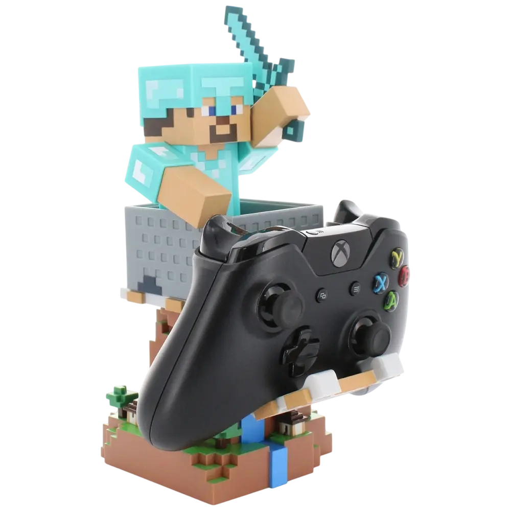 Cable Guy : Minecraft: Steve in Diamond Armour - Controller Holder  for sale in Egypt from Games2Egypt