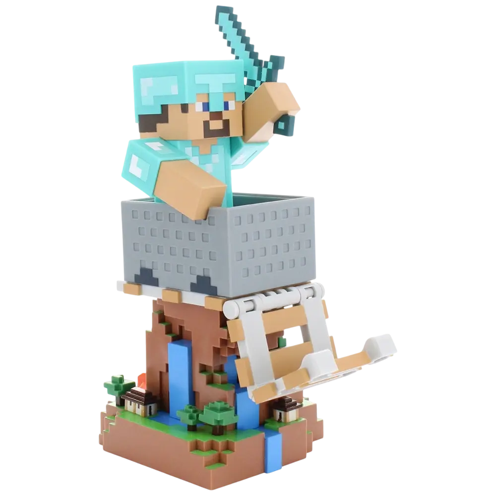 Cable Guy : Minecraft: Steve in Diamond Armour - Controller Holder  for sale in Egypt from Games2Egypt