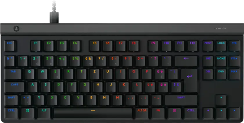 Logitech G515 Lightspeed TKL Wired Gaming Keyboard - Black
