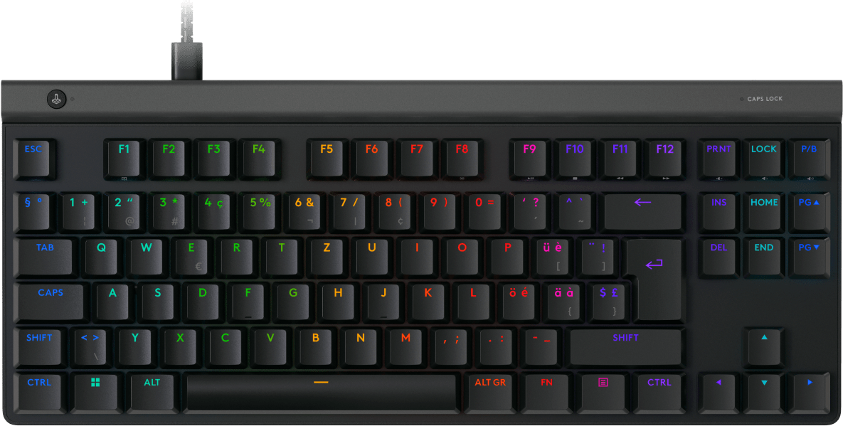 كيبورد ألعاب سلكي G515 لايت سبيد TKL تاكتايل من لوجيتك - اسود  للبيع في مصر من خلال Games2Egypt